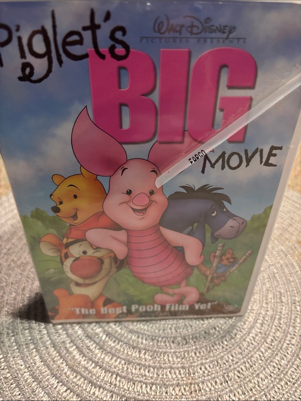 DVD film Piglet's Big Movie 2003 animated Disney film